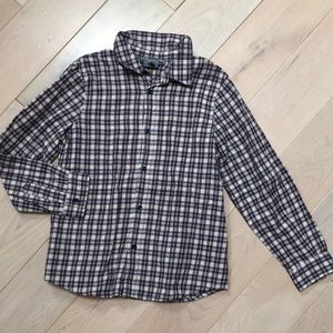 Bonpoint boys cotton plaid shirt